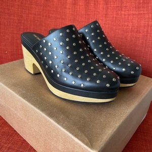 THE ODELLS - Leather Stud Clog - Sz. 38/US7